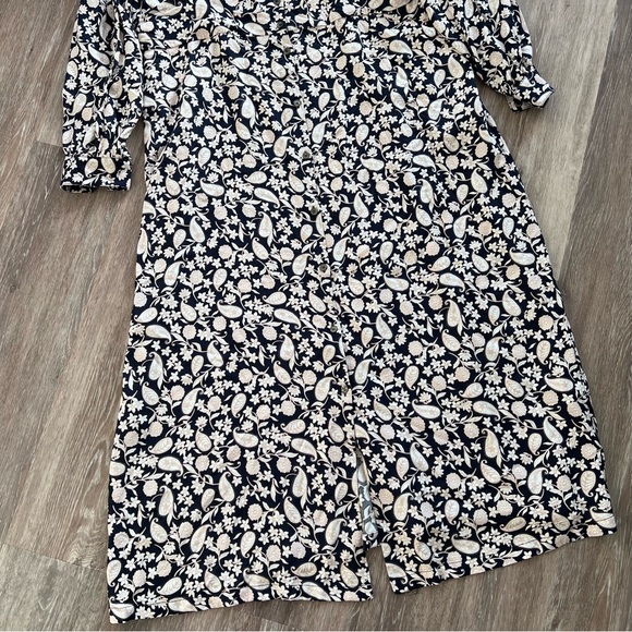 NWT Boden button front midi tea‎ dress - Picture 3 of 9
